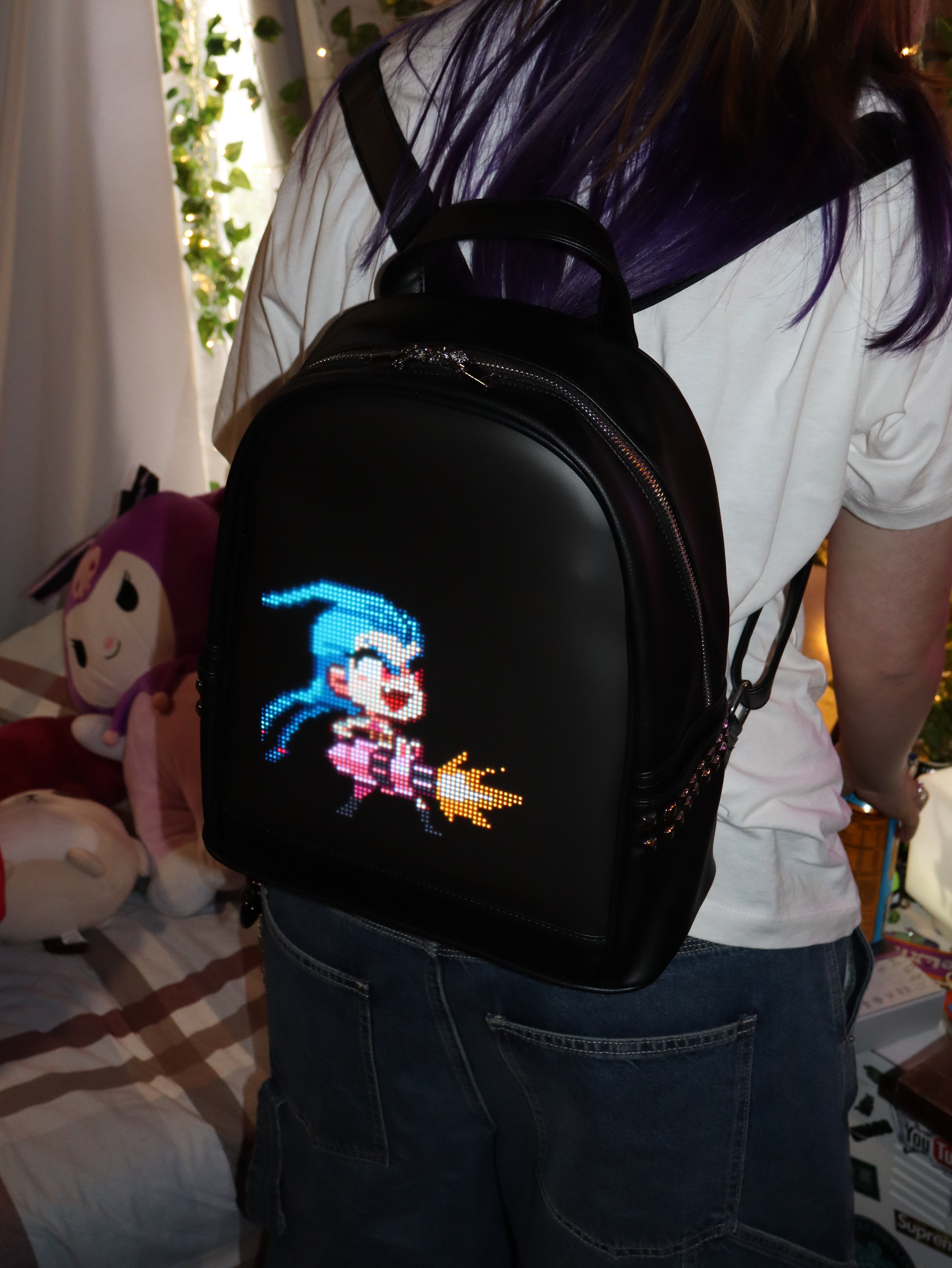 GLITCH - LED STUDDED BACKPACK 5