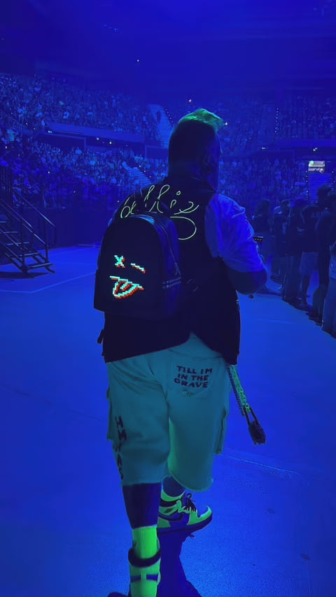 Buy 1 Get 1 Free - GLITCH LED  BACKPACK + FREE INFINITY SOCK SET (6 Pairs)